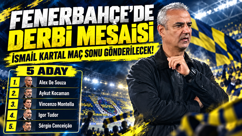 Fenerbahçe'de Derbi Mesaisi, İsmail Kartal Maç Sonu Gönderilecek!